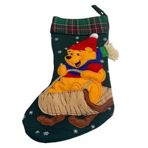 Vintage Winnie the Pooh Christmas Stocking